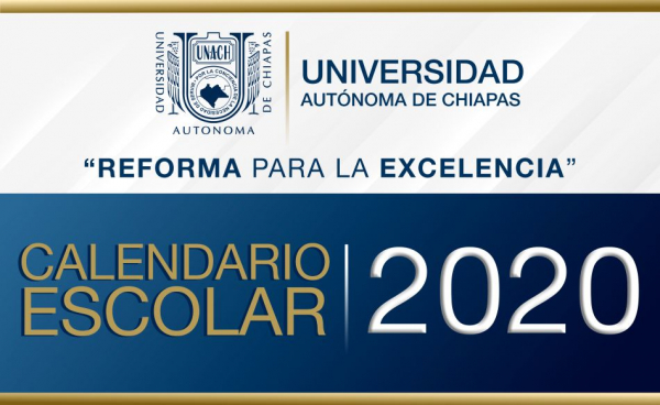 CALENDARIO UNACH 2020