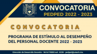 Convocatoria: PEDPED 2022 - 2023