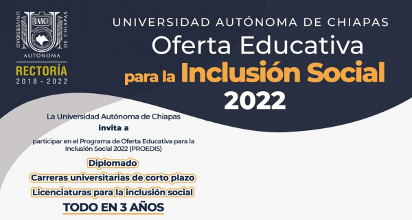 OFERTA EDUCATIVA PARA LA INCLUSIÓN SOCIAL 2022