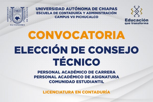 ELECCION DE CONSEJO TÉCNICO LICENCIATURA EN CONTADURÍA