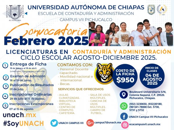 ¡Convocatoria de Ingreso 2025!