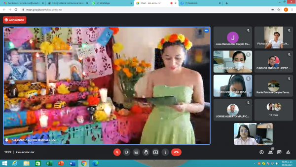 Campus VII Pichucalco Celebra el día de muertos con Concurso de Altar en tu Casa y Calaveritas Literarias