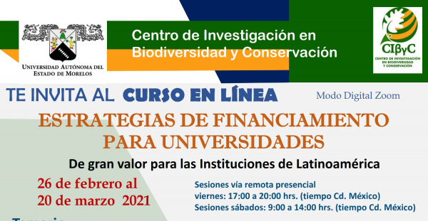 Curso en Línea: &quot;ESTRATEGIAS DE FINANCIAMIENTO PARA UNIVERSIDADES&quot;