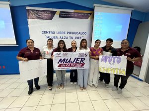 La Comisión de Género impulsa la campaña “Mujer, alza tu voz” en la Escuela de Contaduría y Administración Campus VII Pichucalco