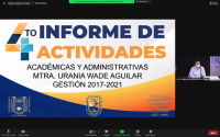 Rinde Wade Aguilar Cuarto Informe de Actividades ante los integrantes de la Junta de Gobierno