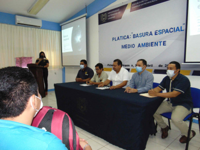 Estudiantes de esta Escuela Reciben la Plática “Basura Espacial”