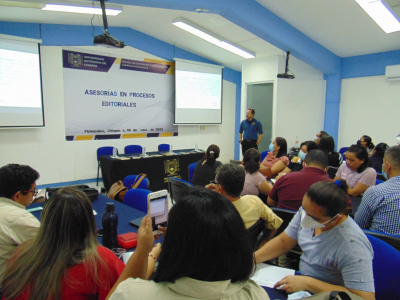 Docentes de esta escuela reciben plática “Asesorías en Procesos Editorial”