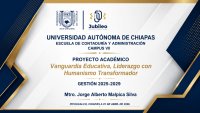 PROYECTO ACADÉMICO Vanguardia Educativa, Liderazgo con Humanismo Transformador GESTIÓN 2025 – 2029  Mtro. Jorge Alberto Malpica Silva Director
