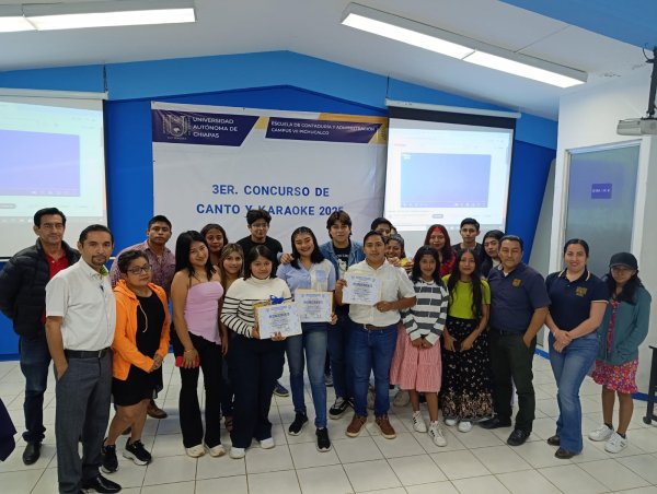 &quot;Éxito rotundo en el 3er Concurso de Canto y Karaoke &#039;Buscando Talento 2025&#039; de la Escuela de Contaduría y Administración Campus VII Pichucalco&quot;