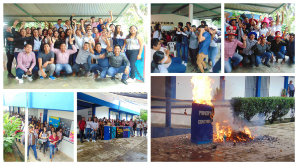 Campus VII Pichucalco Celebra Tradicional quema de Libros de la Generación 2015-2019