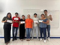 Estudiantes de primer semestre de Contaduría reciben su Tarjeta Universitaria Inteligente en la ECA Campus VII