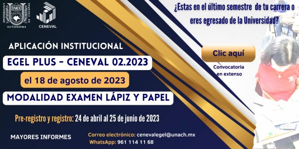 EGEL PLUS-CENEVAL- MODALIDAD EXAMEN LAPIZ Y PAPEL