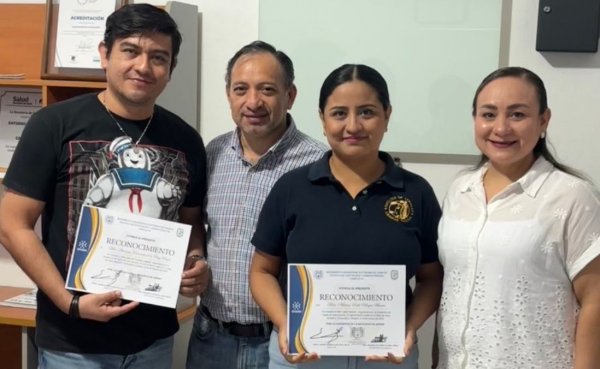 Reconocen a docentes de la Academia de Inglés de la ECA Campus VII por impartición de talleres