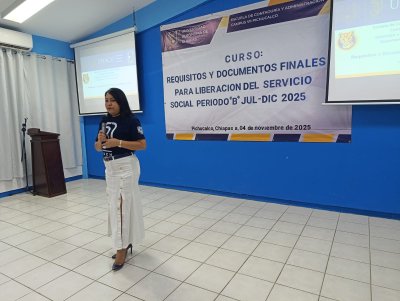 Estudiantes de la Escuela de Contaduría y Administración reciben orientación sobre la liberación del Servicio Social