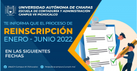 REINCRIPCIÓN ENERO-JUNIO 2022