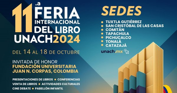 ¡Prepárate para la 11ª Feria Internacional del Libro UNACH 2024!